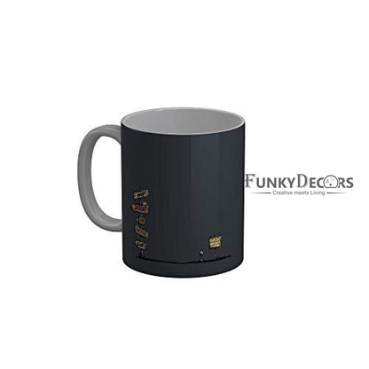 Funkydecors 3D Really Cool Waterslides Ceramic Mug 350 Ml Multicolor Mugs