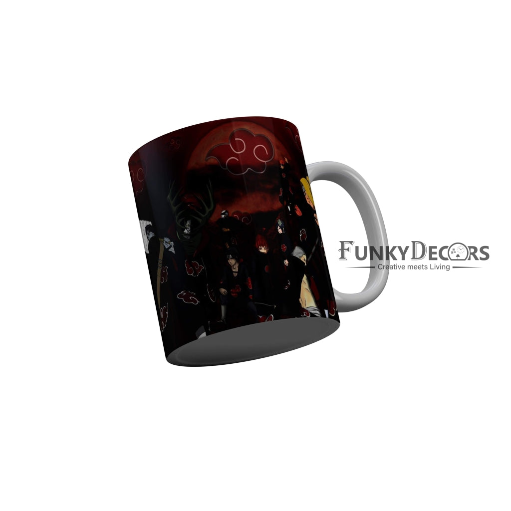 FunkyDecors Akatuski Cartoon Ceramic Coffee Mug Akatuski Cartoon Mug FunkyDecors
