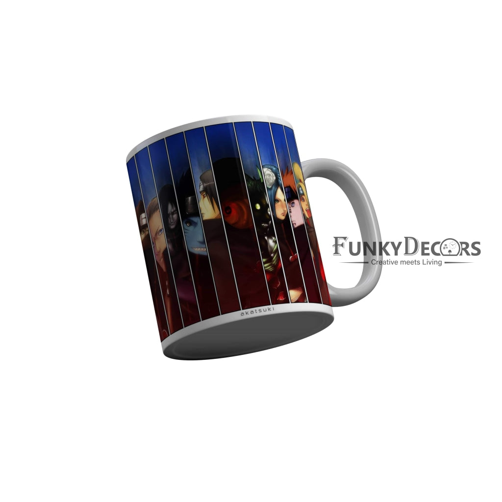 FunkyDecors Akatuski Cartoon Ceramic Coffee Mug Akatuski Cartoon Mug FunkyDecors