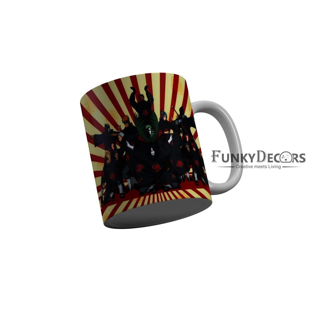 FunkyDecors Akatuski Cartoon Ceramic Coffee Mug Akatuski Cartoon Mug FunkyDecors