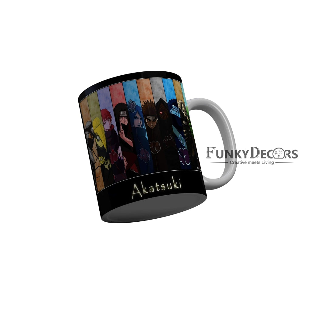 FunkyDecors Akatuski Cartoon Ceramic Coffee Mug Akatuski Cartoon Mug FunkyDecors