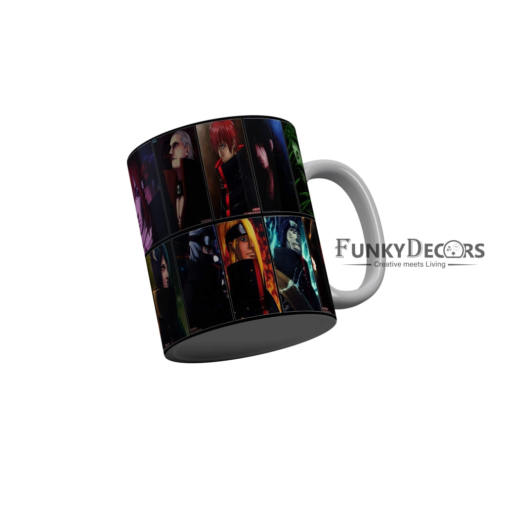 FunkyDecors Akatuski Cartoon Ceramic Coffee Mug Akatuski Cartoon Mug FunkyDecors