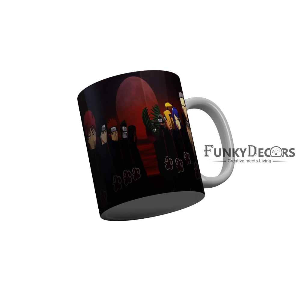 FunkyDecors Akatuski Cartoon Ceramic Coffee Mug Akatuski Cartoon Mug FunkyDecors