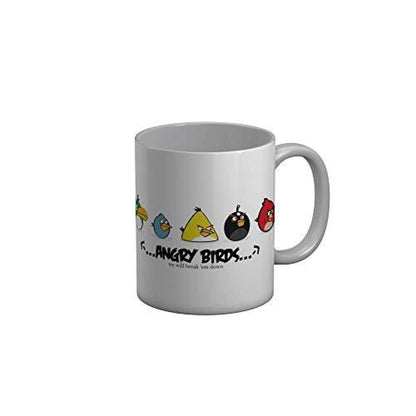 Funkydecors Angry Bird Cartoon Ceramic Mug 350 Ml Multicolor Mugs