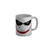 FunkyDecors Angry Face White Ceramic Coffee Mug, 350 ml Mug FunkyDecors