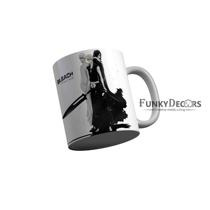 Funkydecors Anime Girl Gothic Cat Ceramic Mug 350 Ml Multicolor Mugs