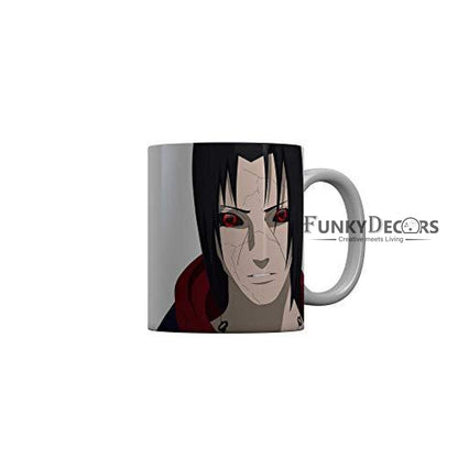 Funkydecors Anime Girl Gothic Cat Ceramic Mug 350 Ml Multicolor Mugs