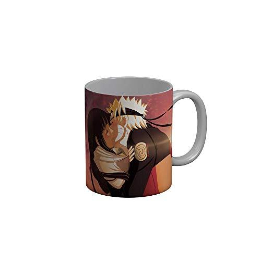 Funkydecors Anime Girl Gothic Cat Ceramic Mug 350 Ml Multicolor Mugs