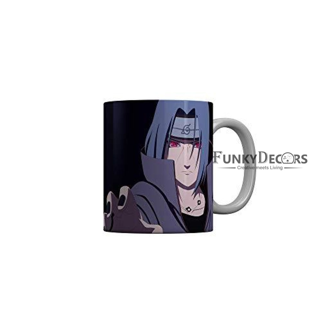 Funkydecors Anime Girl Gothic Cat Ceramic Mug 350 Ml Multicolor Mugs