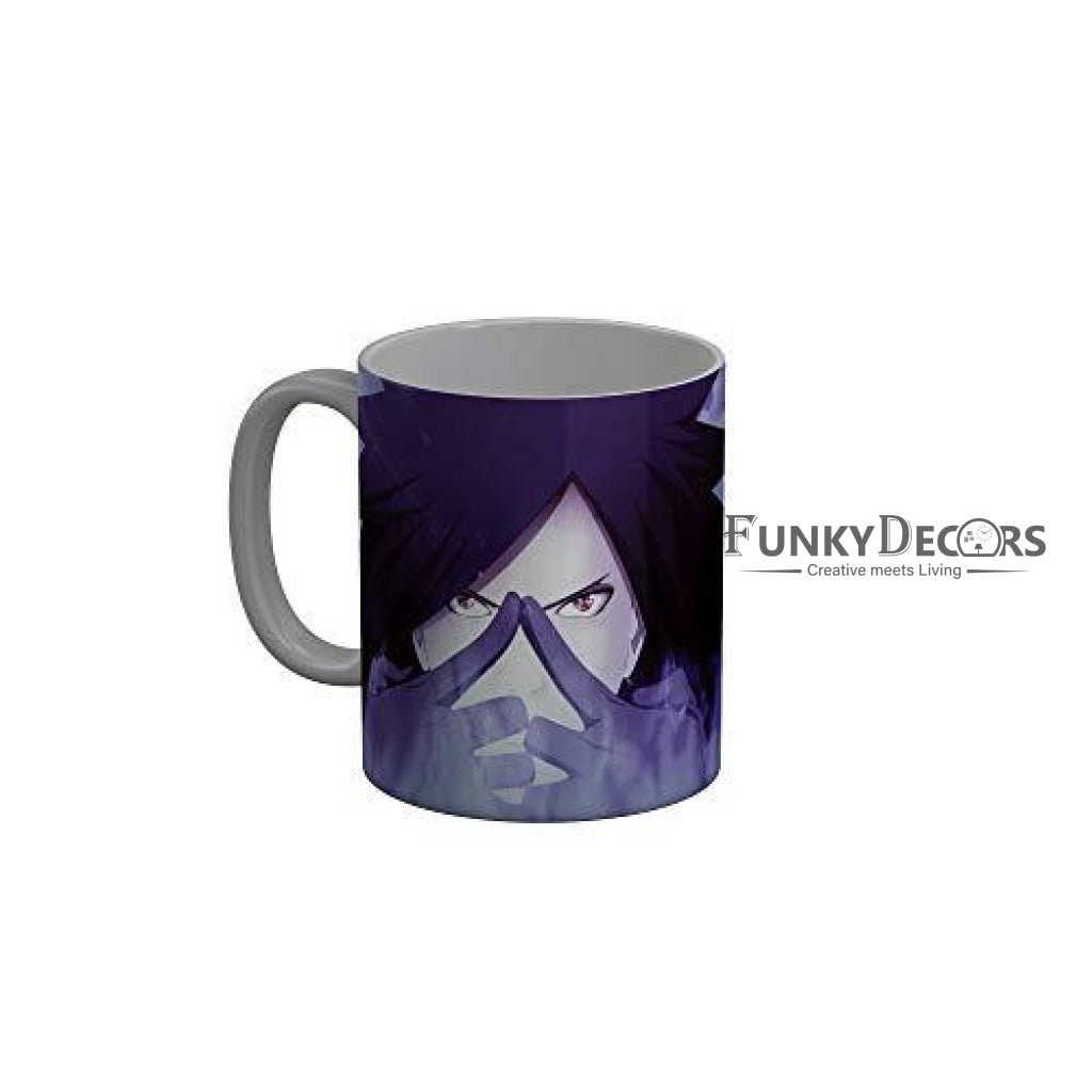 Funkydecors Anime Girl Gothic Cat Ceramic Mug 350 Ml Multicolor Mugs