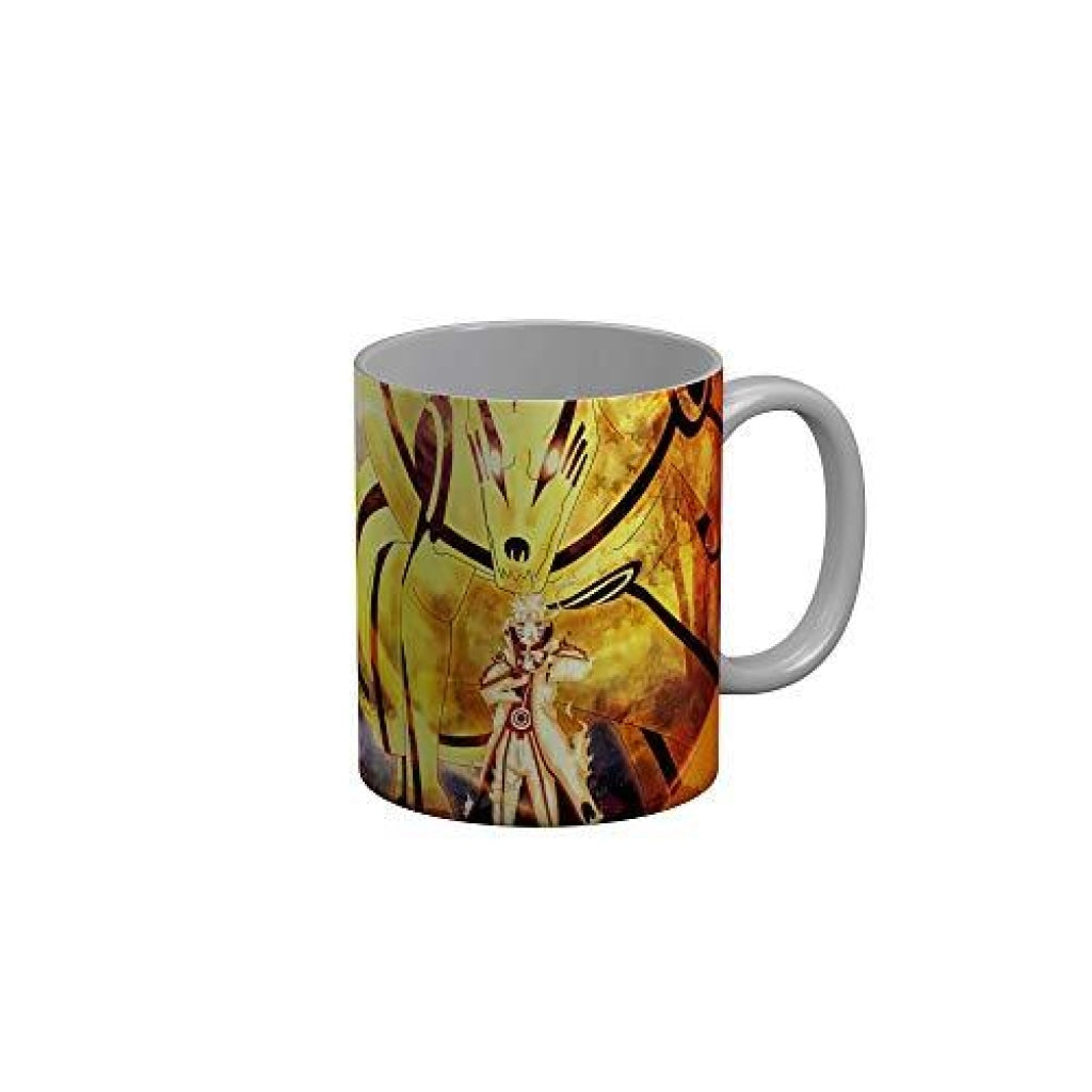 Funkydecors Anime Girl Gothic Cat Ceramic Mug 350 Ml Multicolor Mugs