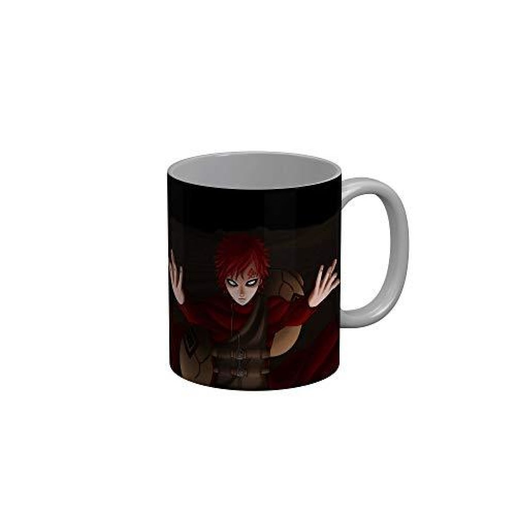 Funkydecors Anime Girl Gothic Cat Ceramic Mug 350 Ml Multicolor Mugs