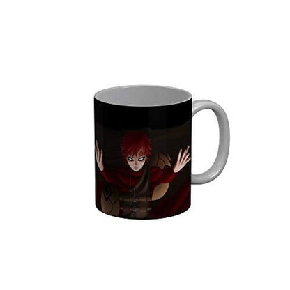 Funkydecors Anime Girl Gothic Cat Ceramic Mug 350 Ml Multicolor Mugs