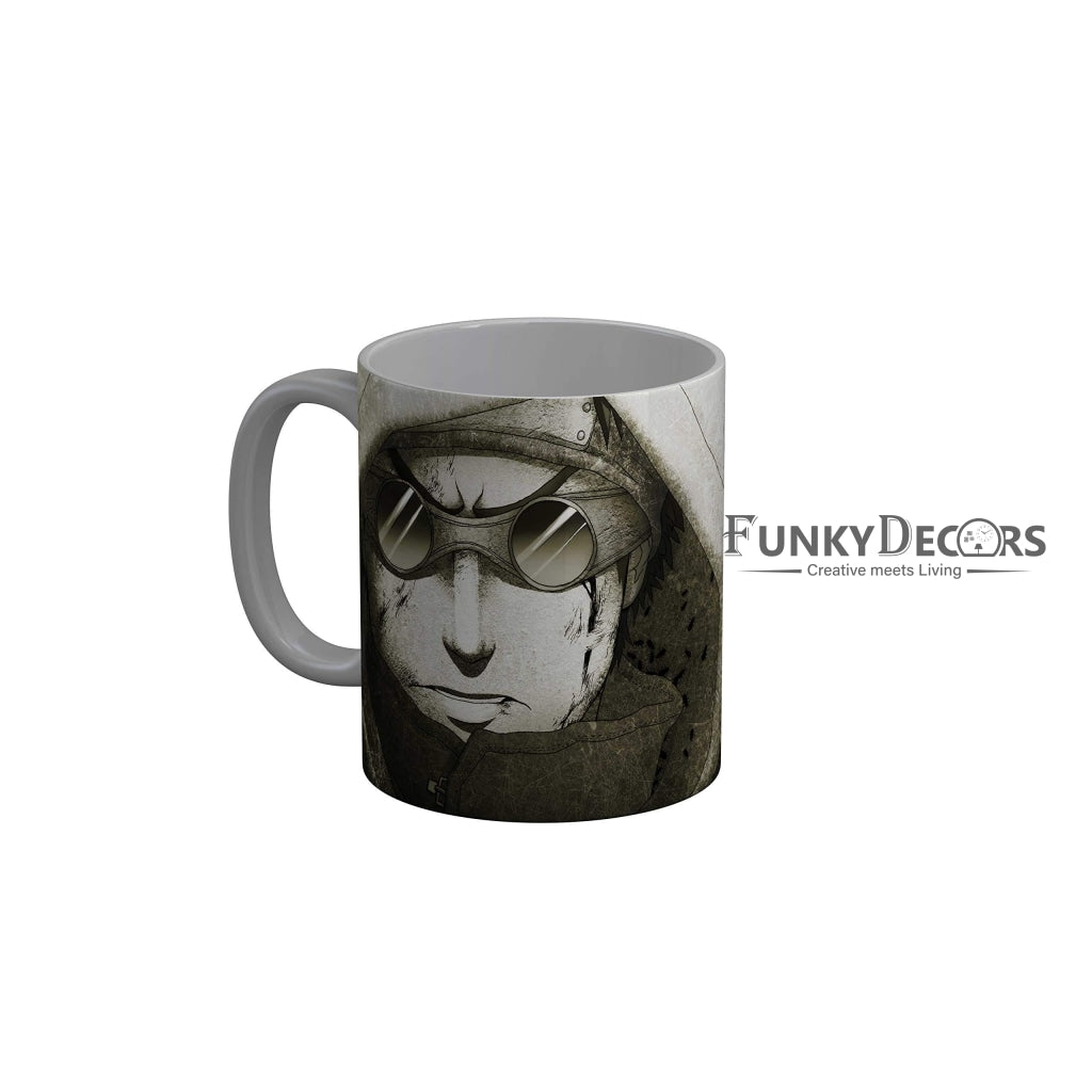 Funkydecors Anime Girl Gothic Cat Ceramic Mug 350 Ml Multicolor Mugs