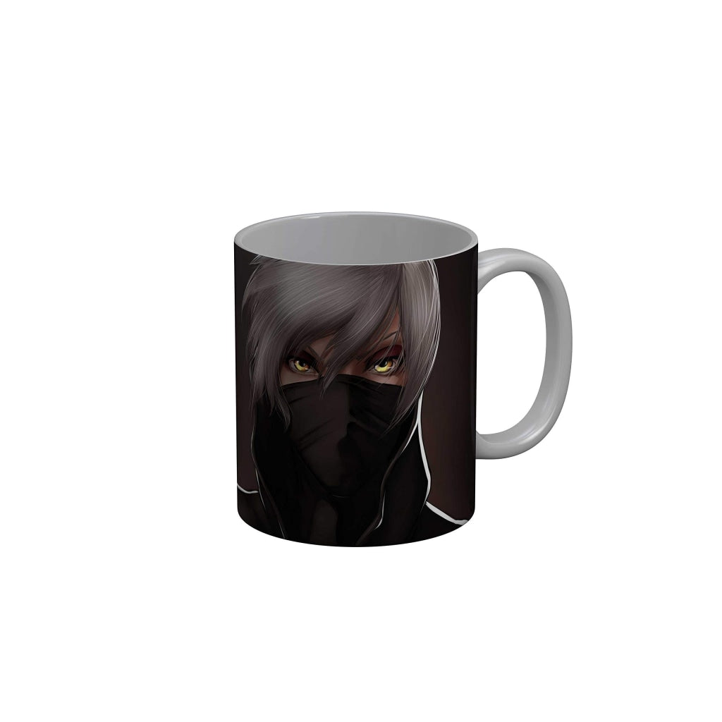 Funkydecors Anime Girl Gothic Cat Ceramic Mug 350 Ml Multicolor Mugs