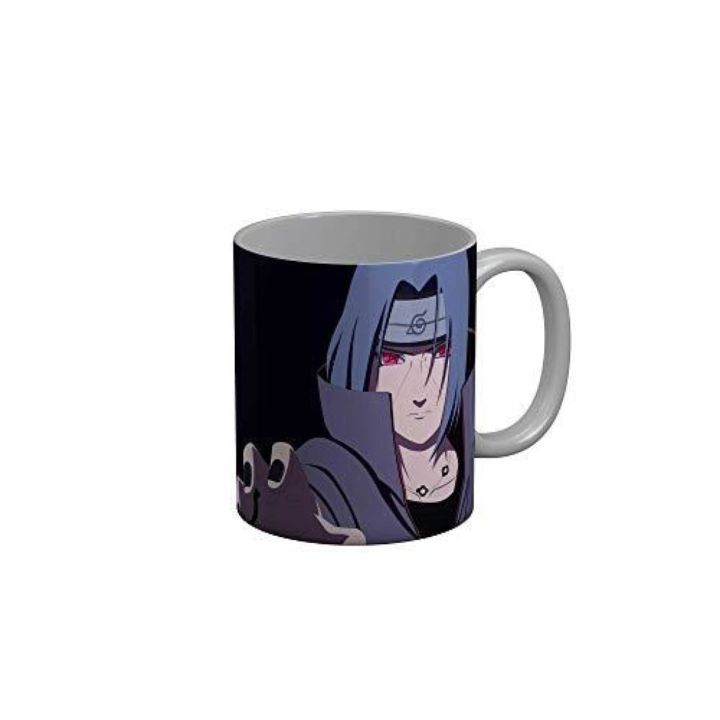 Funkydecors Anime Girl Gothic Cat Ceramic Mug 350 Ml Multicolor Mugs