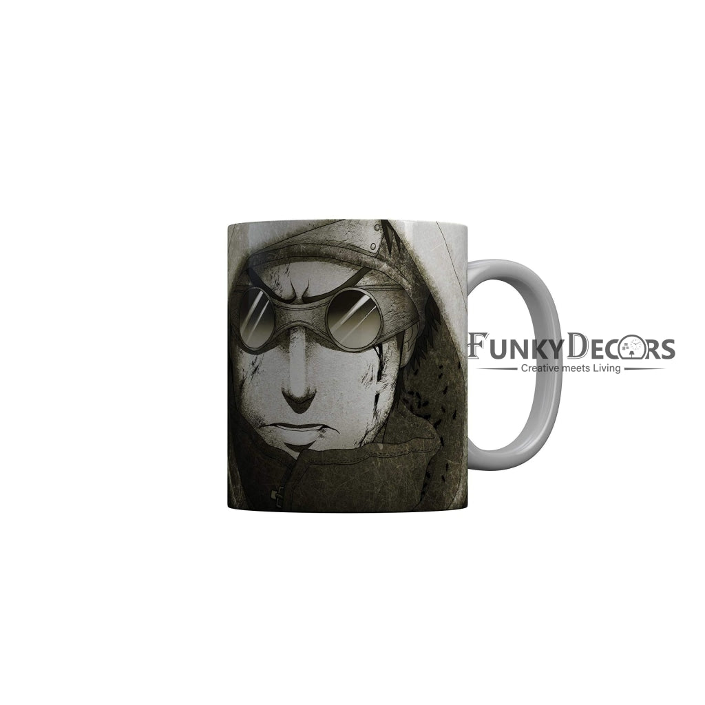 Funkydecors Anime Girl Gothic Cat Ceramic Mug 350 Ml Multicolor Mugs