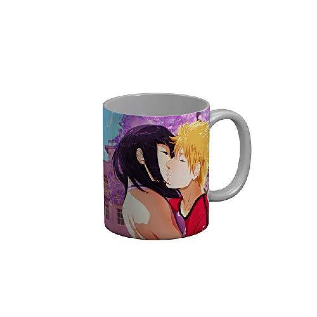 Funkydecors Anime Girl Gothic Cat Ceramic Mug 350 Ml Multicolor Mugs