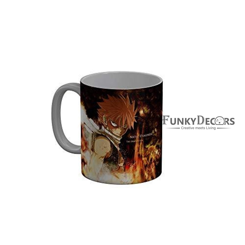 Funkydecors Anime Girl Gothic Cat Ceramic Mug 350 Ml Multicolor Mugs