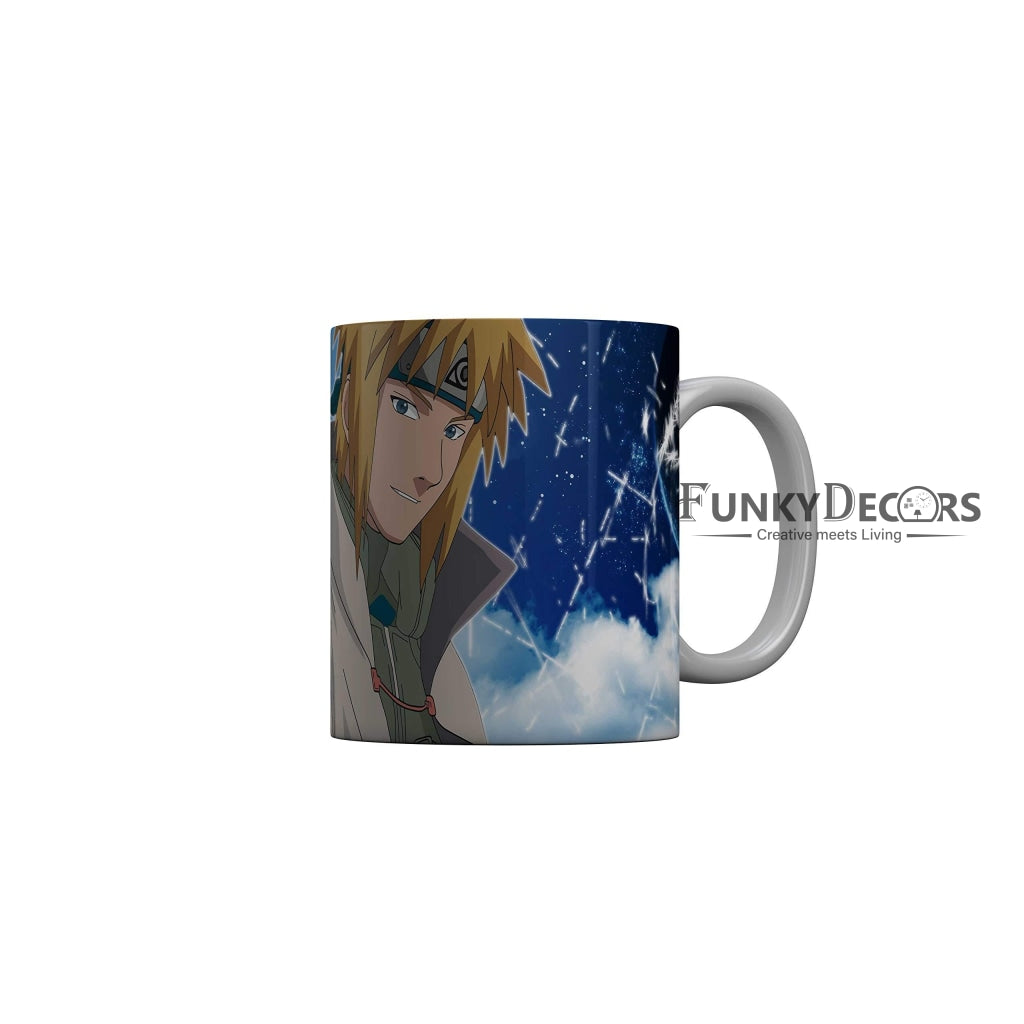 Funkydecors Anime Girl Gothic Cat Ceramic Mug 350 Ml Multicolor Mugs