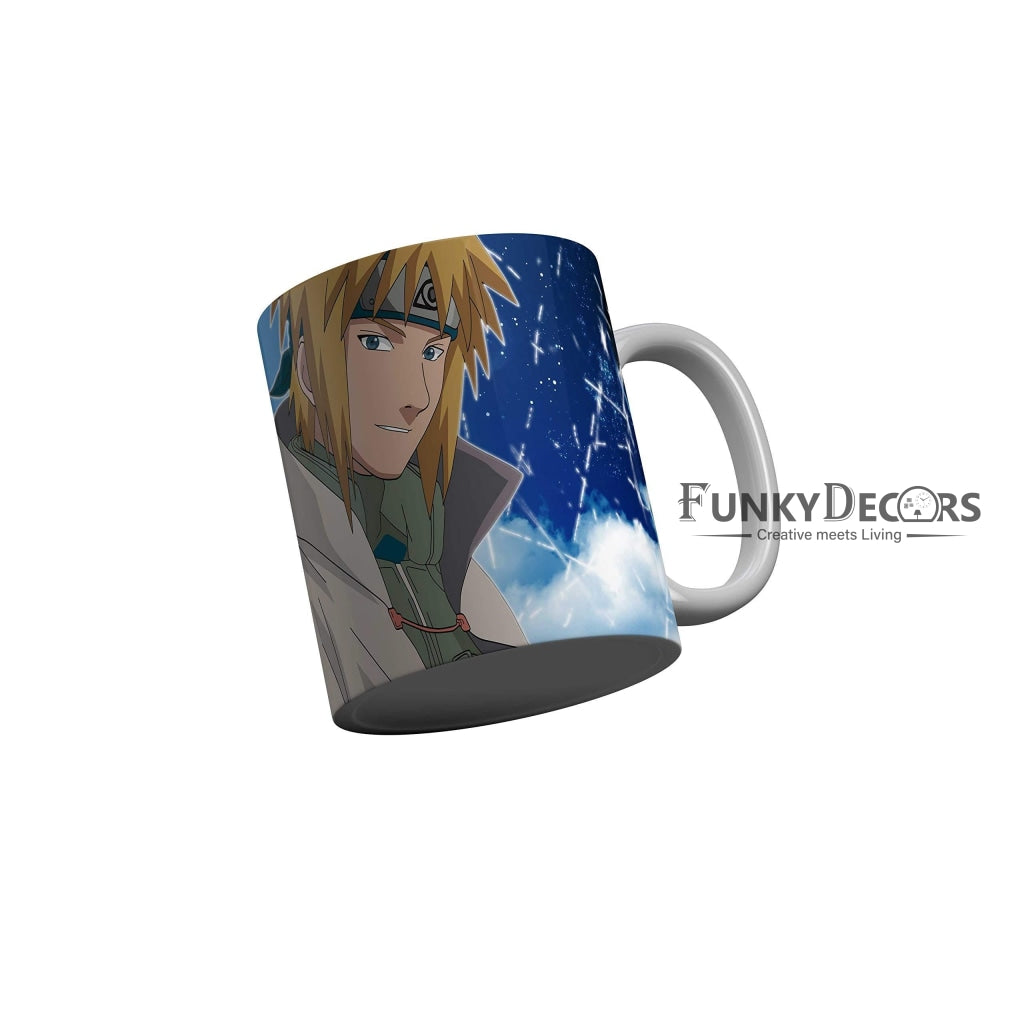 Funkydecors Anime Girl Gothic Cat Ceramic Mug 350 Ml Multicolor Mugs