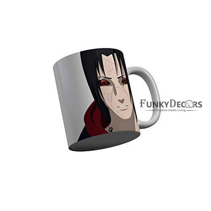 Funkydecors Anime Girl Gothic Cat Ceramic Mug 350 Ml Multicolor Mugs