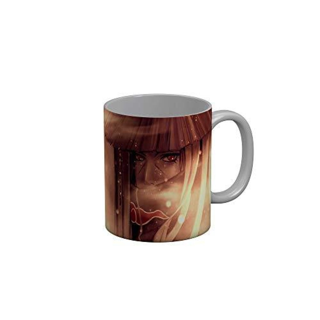 Funkydecors Anime Girl Gothic Cat Ceramic Mug 350 Ml Multicolor Mugs