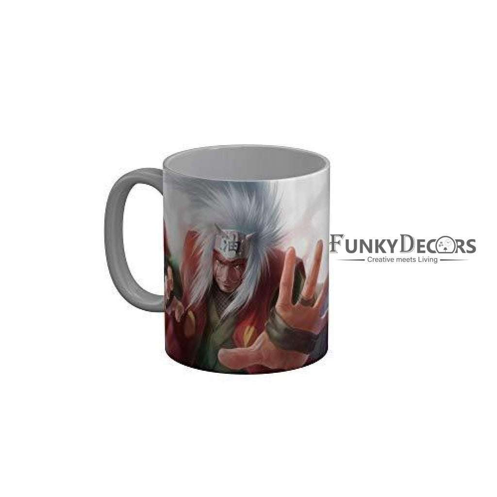 Funkydecors Anime Girl Gothic Cat Ceramic Mug 350 Ml Multicolor Mugs
