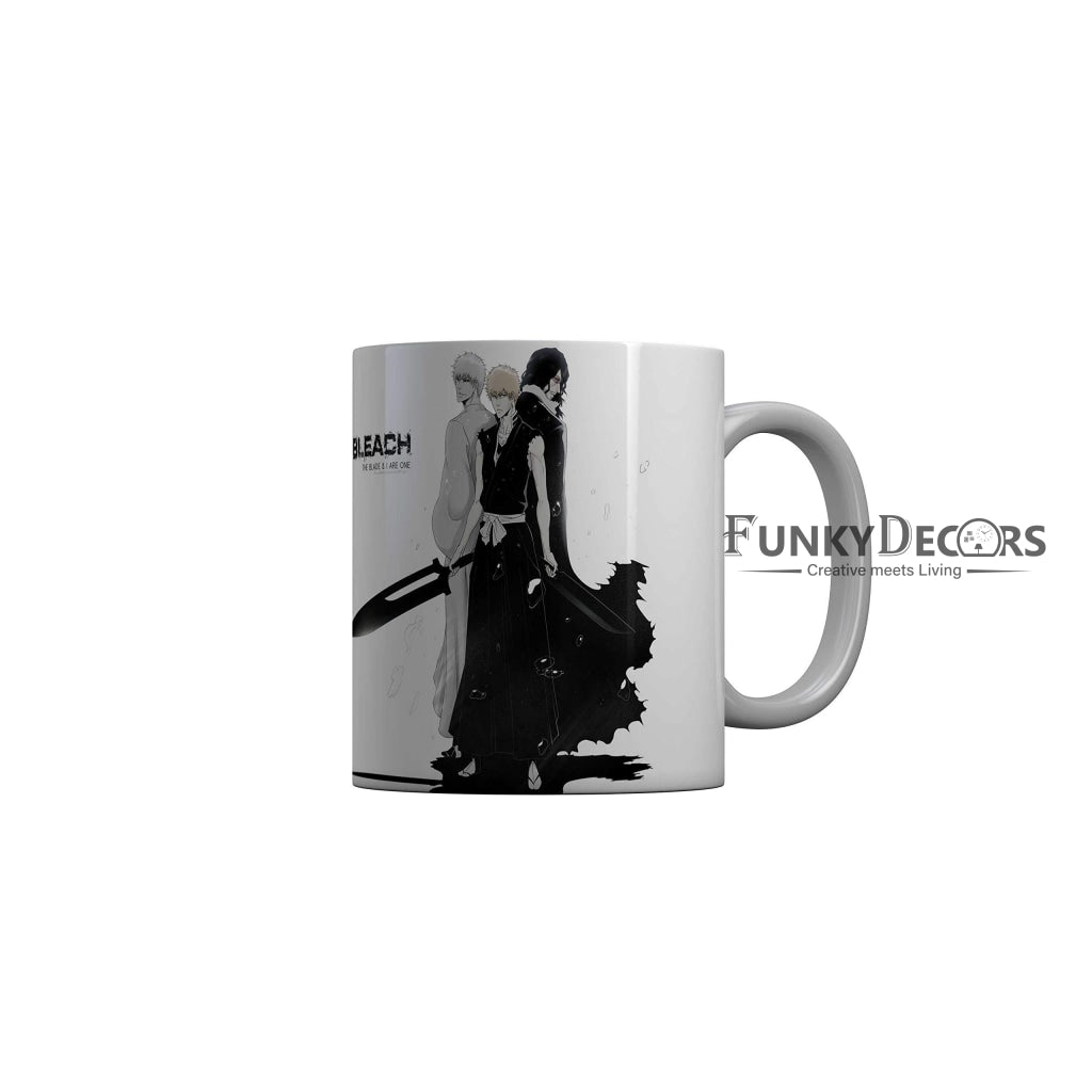 Funkydecors Anime Girl Gothic Cat Ceramic Mug 350 Ml Multicolor Mugs