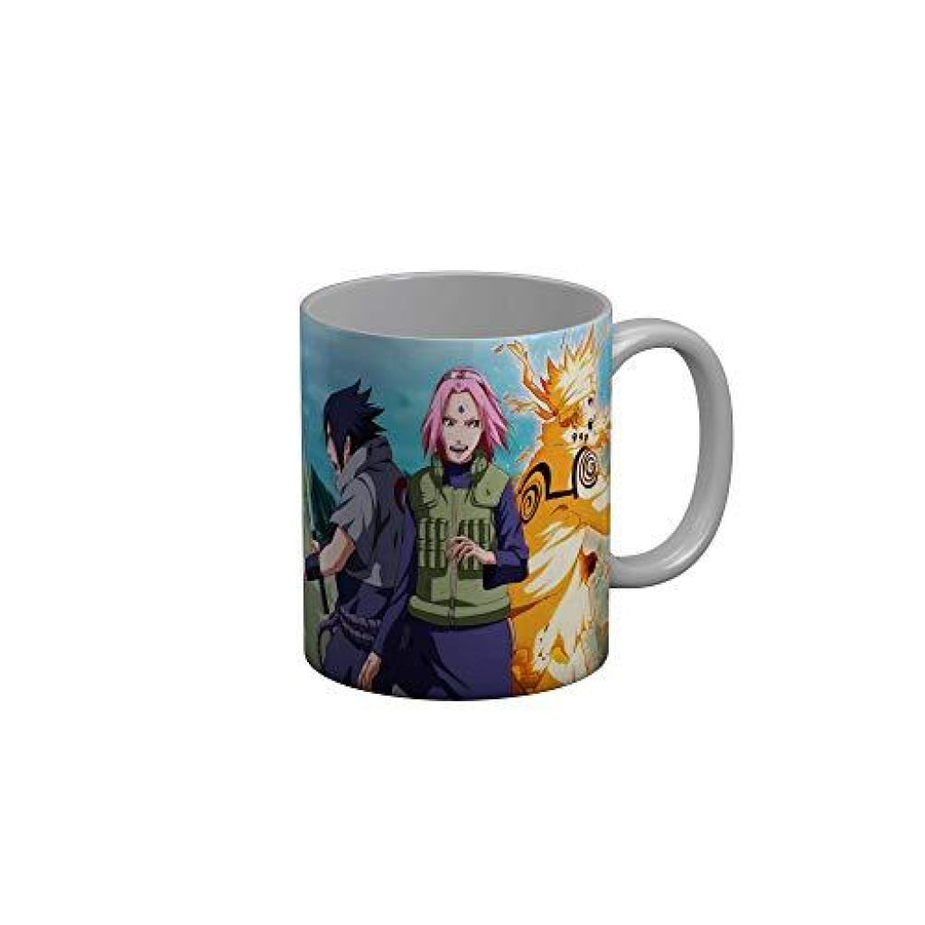Funkydecors Anime Girl Gothic Cat Ceramic Mug 350 Ml Multicolor Mugs