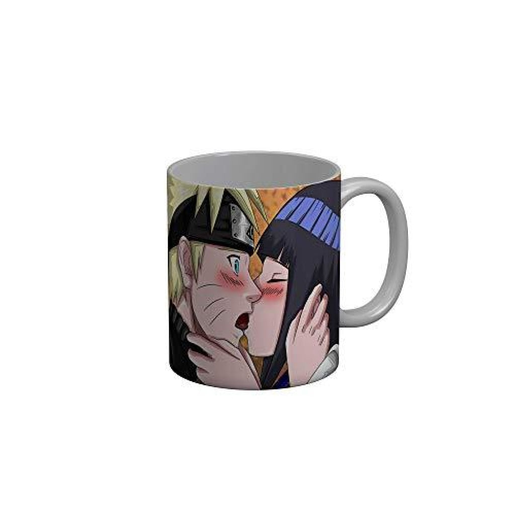 Funkydecors Anime Girl Gothic Cat Ceramic Mug 350 Ml Multicolor Mugs