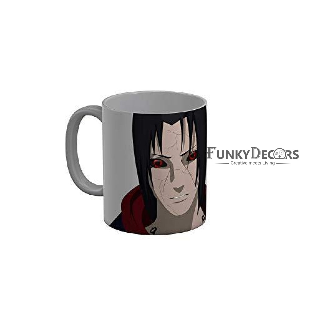 Funkydecors Anime Girl Gothic Cat Ceramic Mug 350 Ml Multicolor Mugs