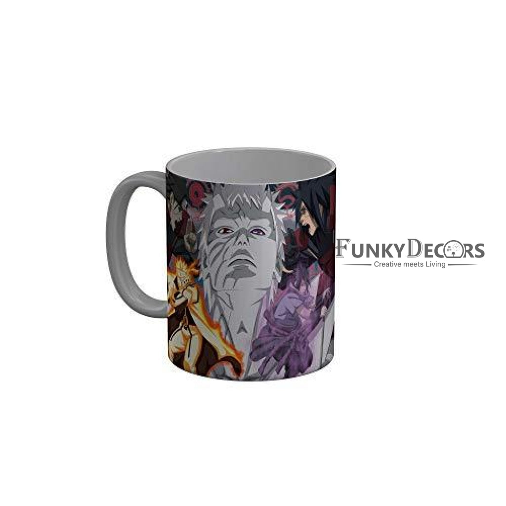 Funkydecors Anime Girl Gothic Cat Ceramic Mug 350 Ml Multicolor Mugs