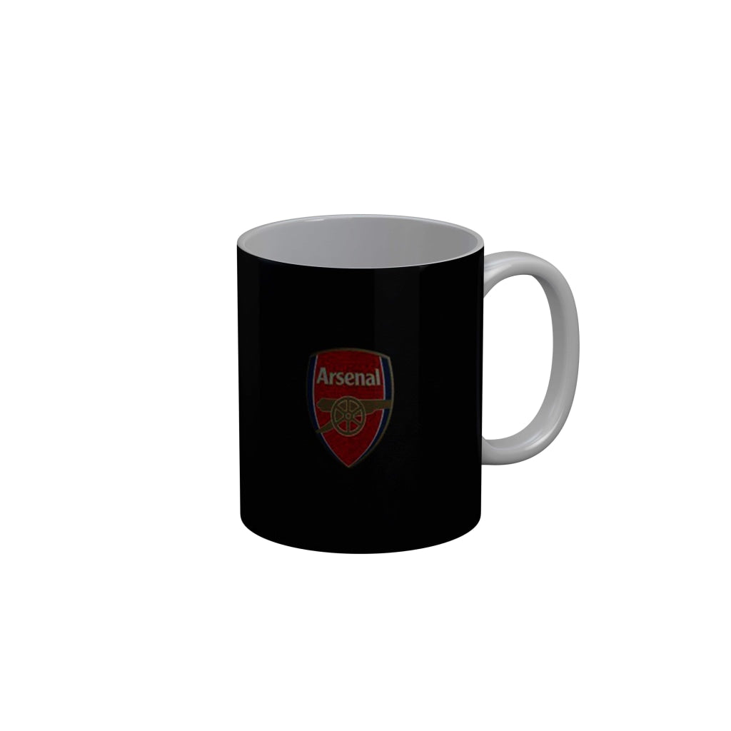 FunkyDecors Arsenal Black Ceramic Coffee Mug Football Logo Mug FunkyDecors
