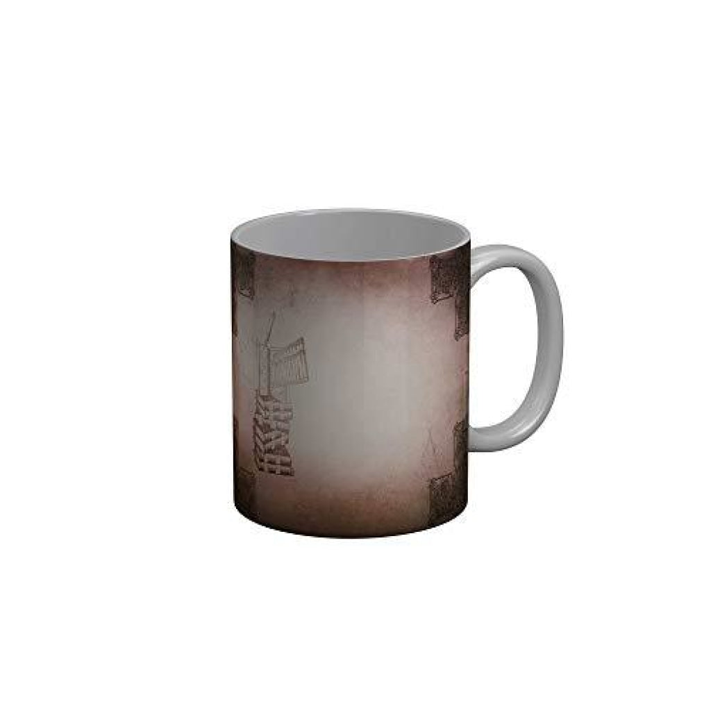 Funkydecors Back To School Childhood Memories Ceramic Mug 350 Ml Multicolor Mugs
