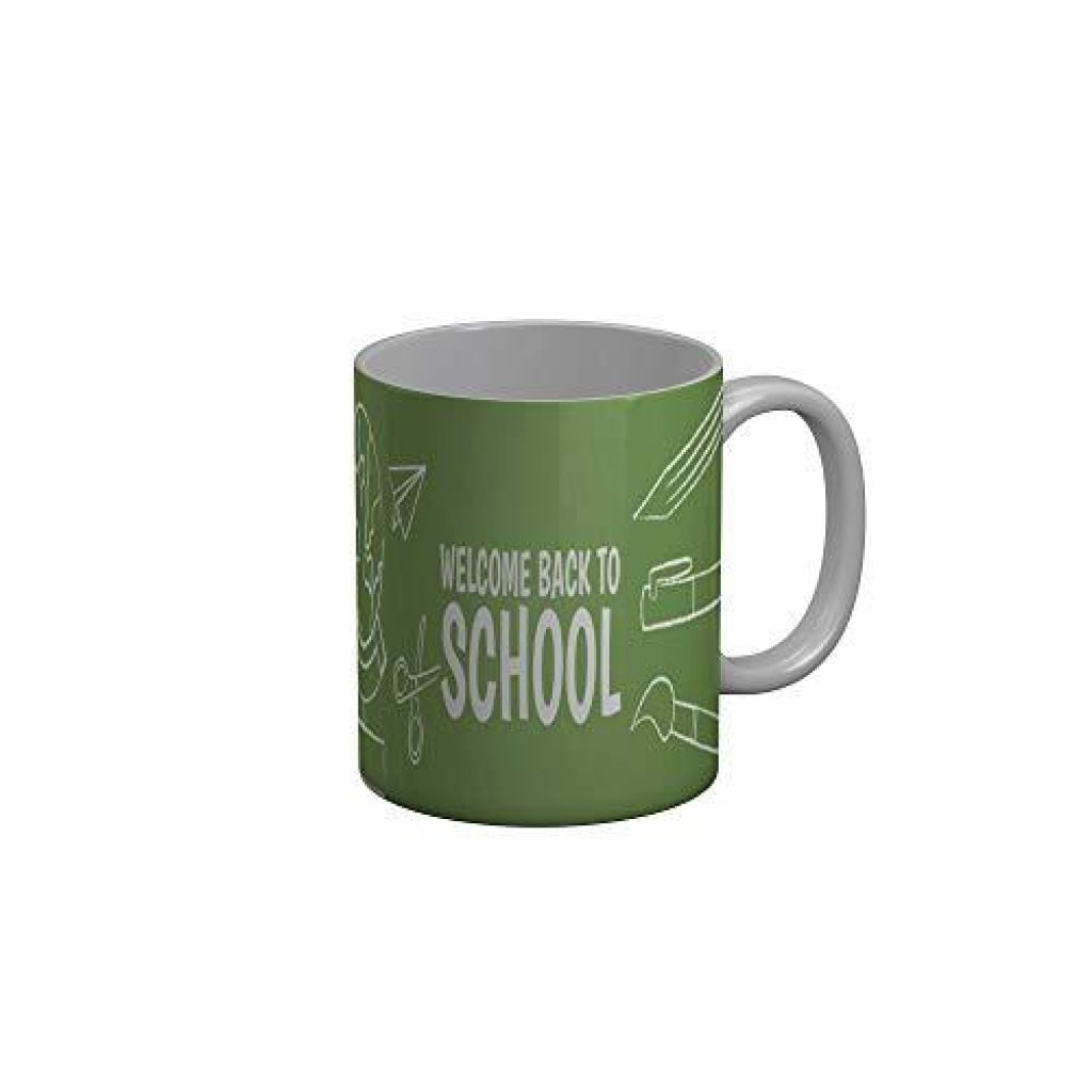 Funkydecors Back To School Childhood Memories Ceramic Mug 350 Ml Multicolor Mugs