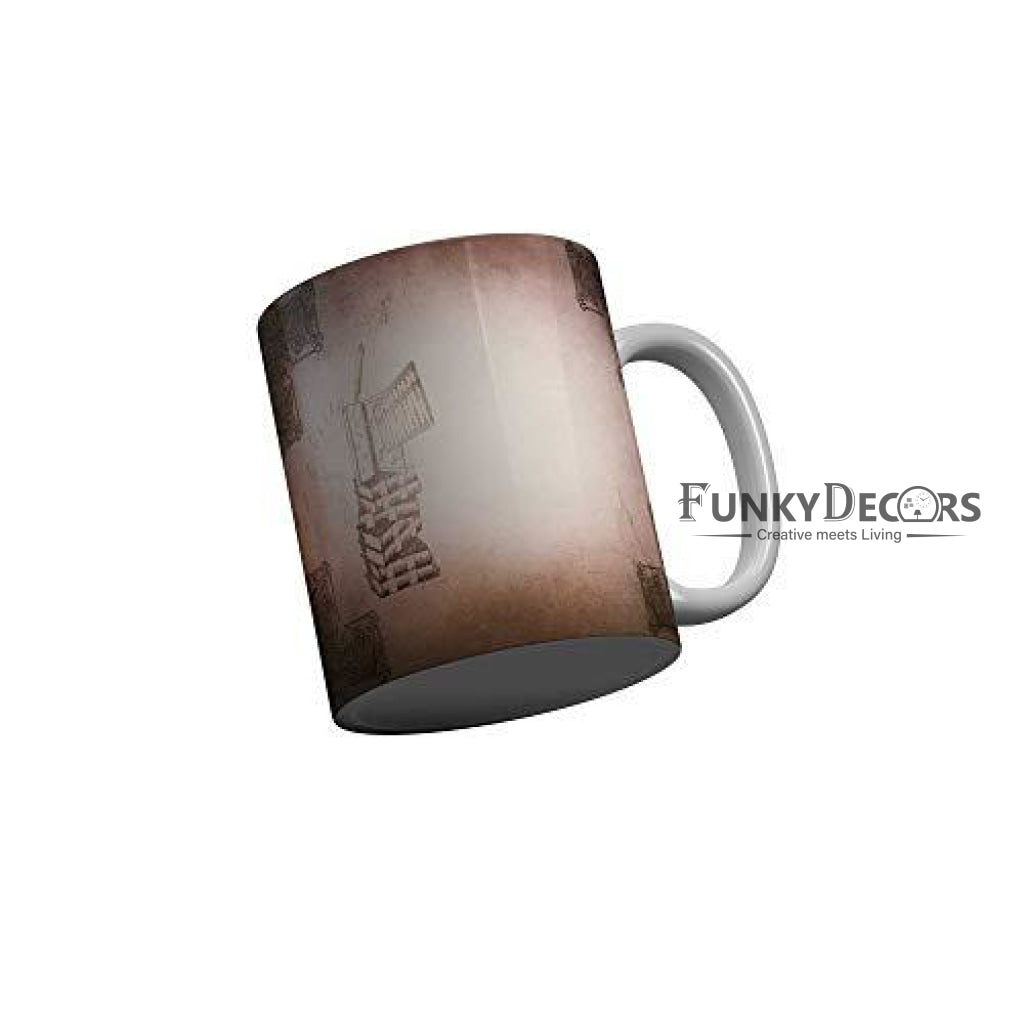 Funkydecors Back To School Childhood Memories Ceramic Mug 350 Ml Multicolor Mugs