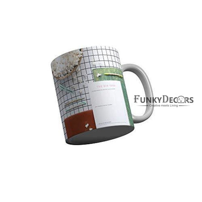 Funkydecors Back To School Childhood Memories Ceramic Mug 350 Ml Multicolor Mugs