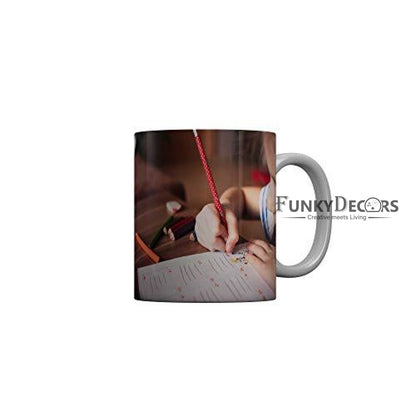 Funkydecors Back To School Childhood Memories Ceramic Mug 350 Ml Multicolor Mugs
