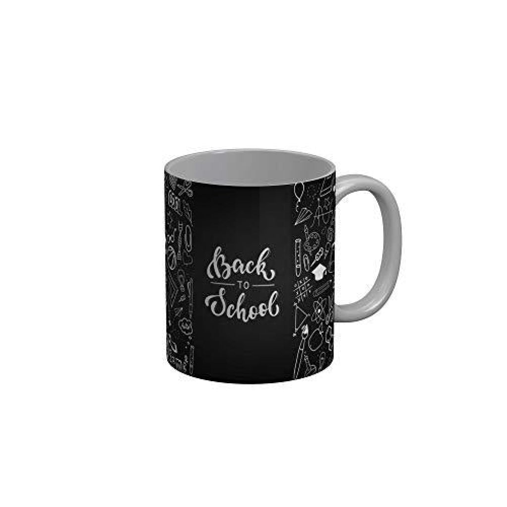 Funkydecors Back To School Childhood Memories Ceramic Mug 350 Ml Multicolor Mugs