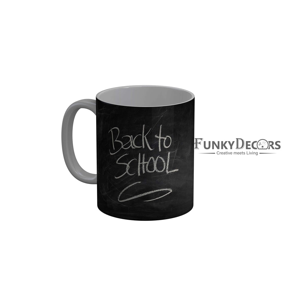 Funkydecors Back To School Childhood Memories Ceramic Mug 350 Ml Multicolor Mugs