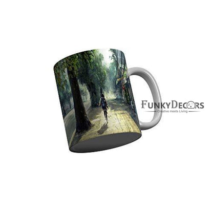 Funkydecors Back To School Childhood Memories Ceramic Mug 350 Ml Multicolor Mugs