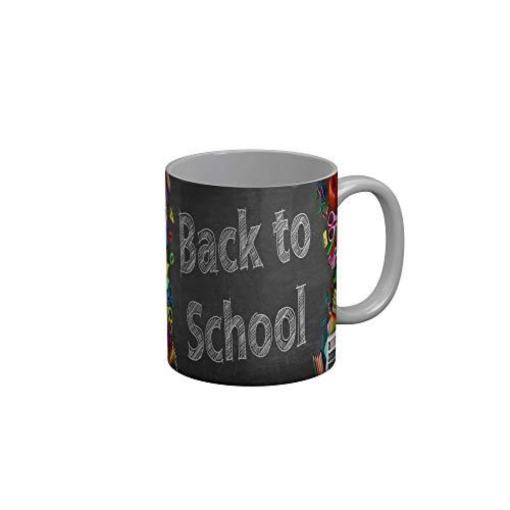 Funkydecors Back To School Childhood Memories Ceramic Mug 350 Ml Multicolor Mugs