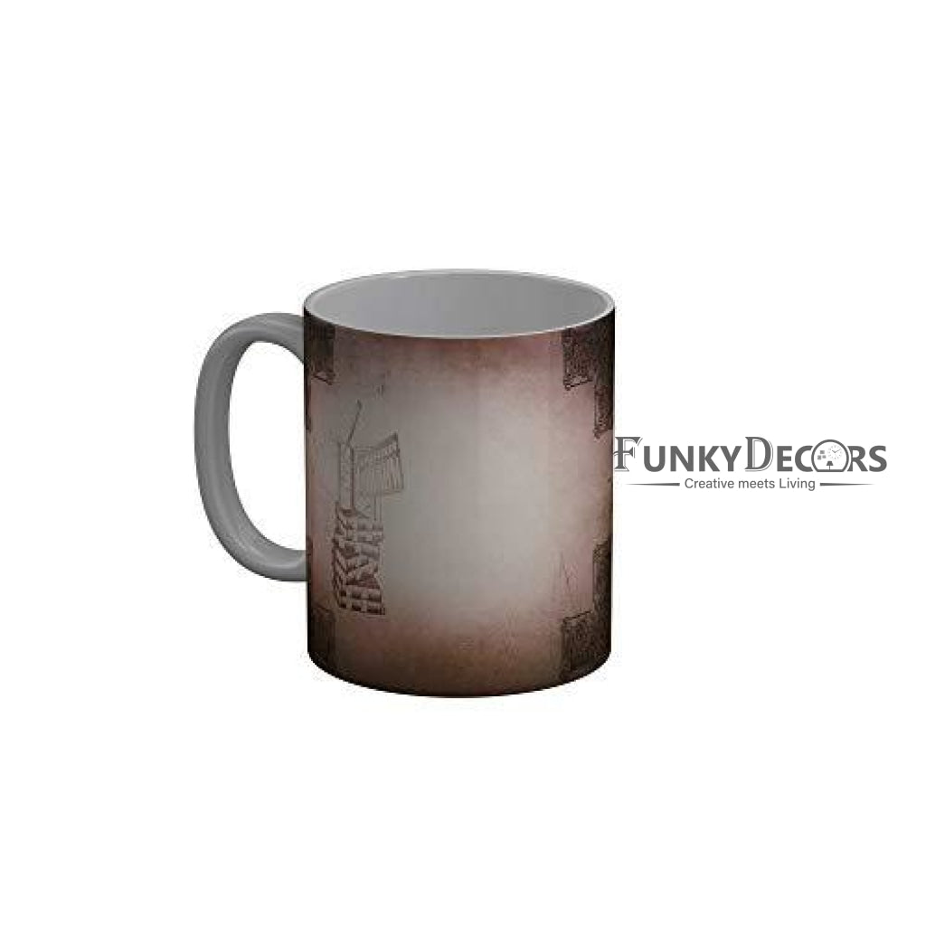 Funkydecors Back To School Childhood Memories Ceramic Mug 350 Ml Multicolor Mugs