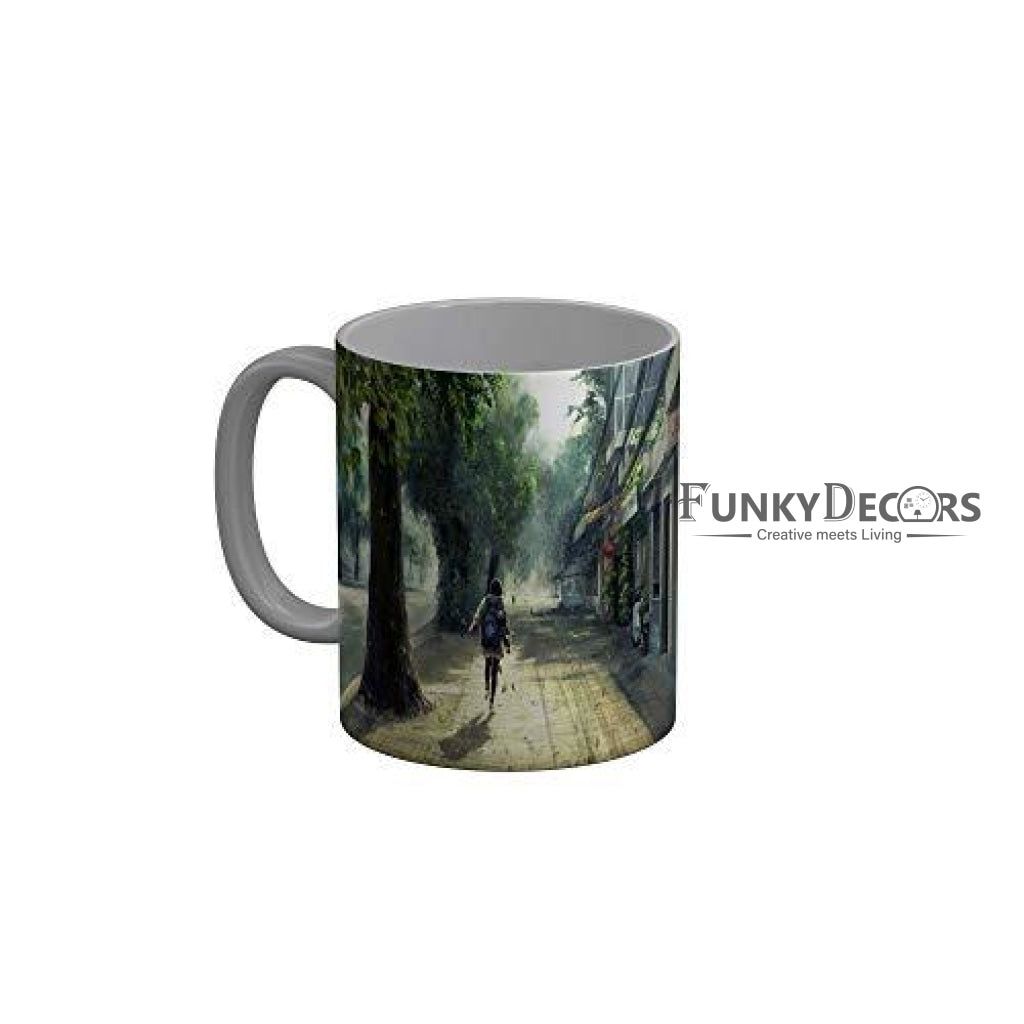 Funkydecors Back To School Childhood Memories Ceramic Mug 350 Ml Multicolor Mugs