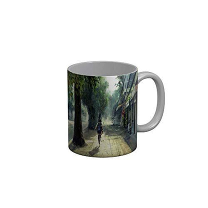 Funkydecors Back To School Childhood Memories Ceramic Mug 350 Ml Multicolor Mugs
