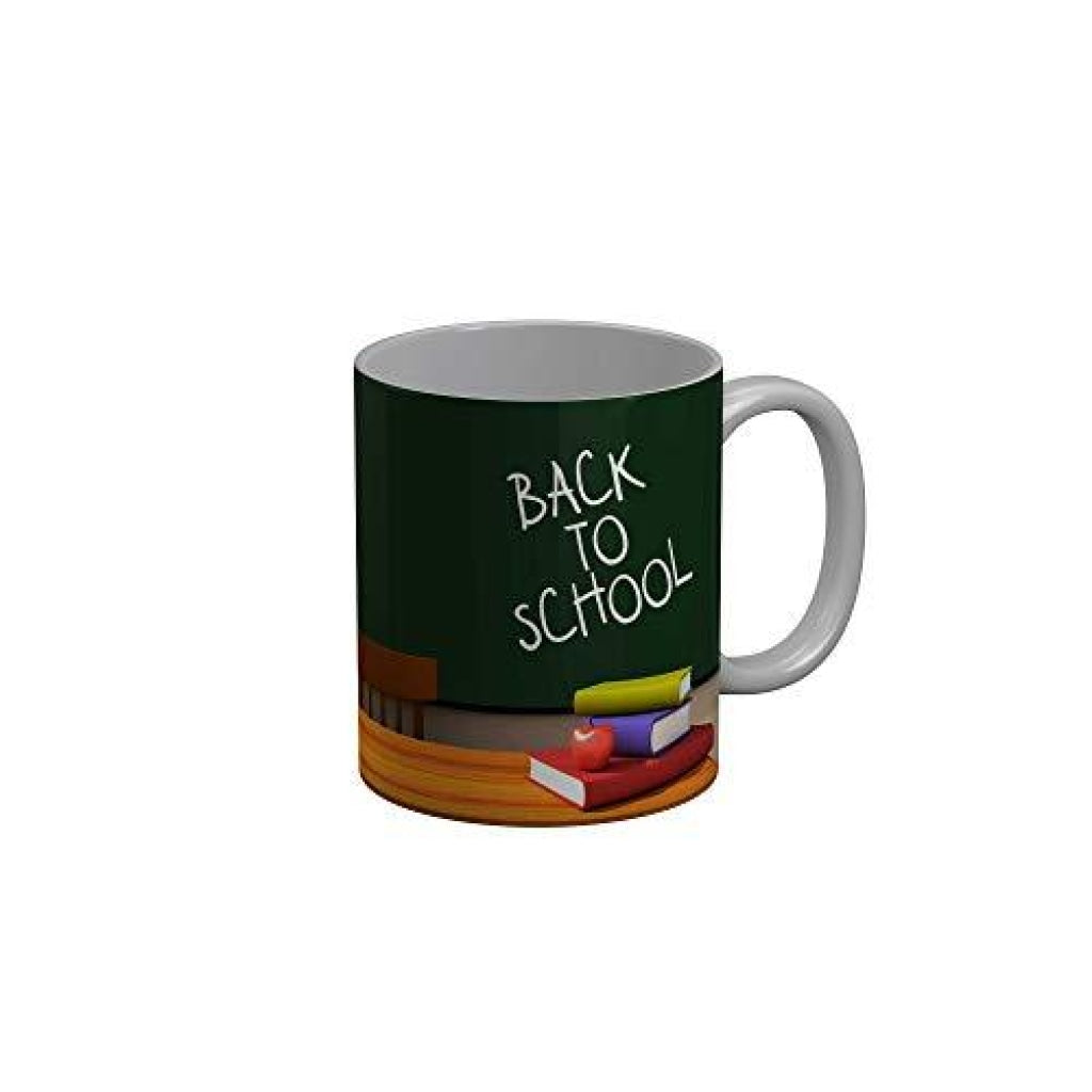 Funkydecors Back To School Childhood Memories Ceramic Mug 350 Ml Multicolor Mugs