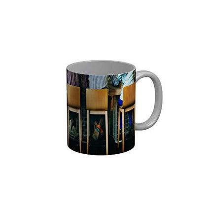 Funkydecors Back To School Childhood Memories Ceramic Mug 350 Ml Multicolor Mugs