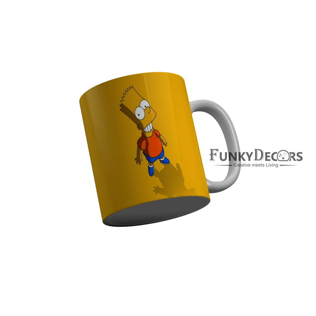 FunkyDecors Bart Simpson Ceramic Coffee Mug