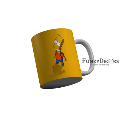 FunkyDecors Bart Simpson Ceramic Coffee Mug